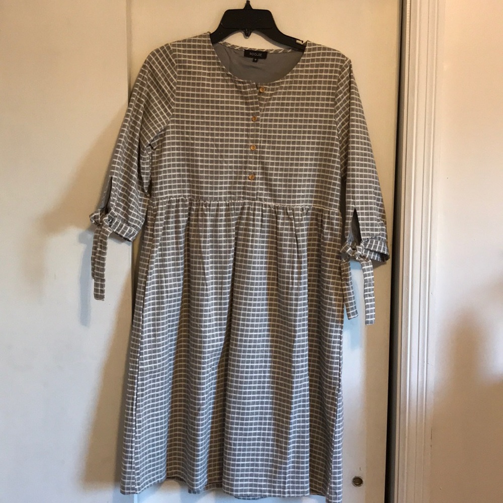 Roolee Tie Sleeve Dress